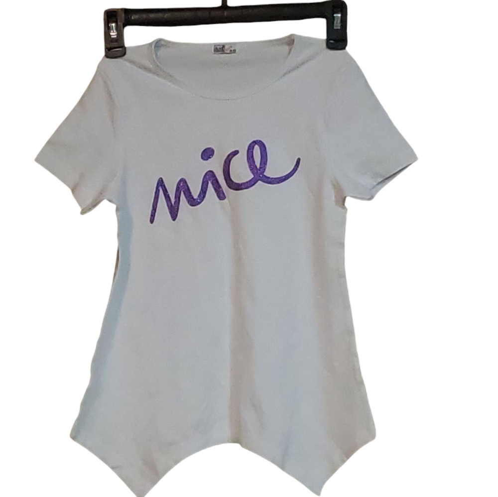 SUXE Home wear kids  shirt . Size 11-12. Color White. 96% Cotton